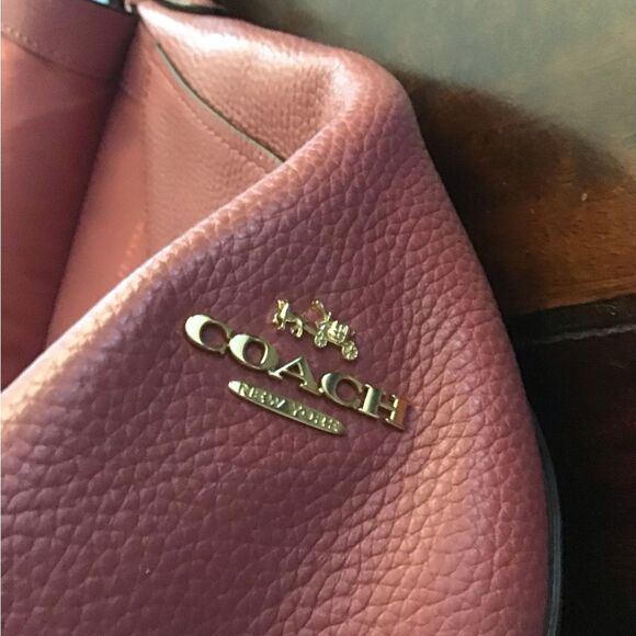 Coach New York Turnlock Leather Hobo Bag - Picture 8 of 10